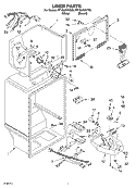 LINER PARTS Diagram and Parts List for RT18AKXKT05  Roper Refrigerator