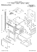 OVEN Diagram and Parts List for KEBS207DBL6  KitchenAid Wall Oven