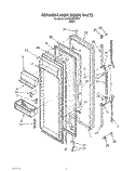 Part Location Diagram of 1121447 Whirlpool PANEL-INT