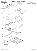 RANGE HOOD PARTS Diagram and Parts List for RH2336XJQ2  Whirlpool Range Hood