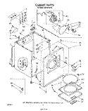 Part Location Diagram of 695176 Whirlpool HANDLE