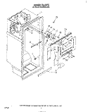 LINER Diagram and Parts List for ET22DMXSW01  Whirlpool Refrigerator