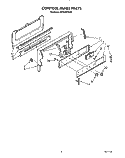 Part Location Diagram of 816694 Whirlpool End Cap (Left)