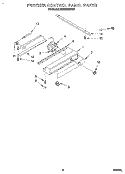 FREEZER CONTROL PANEL Diagram and Parts List for KSSS36MDX00  KitchenAid Refrigerator