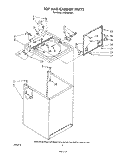 TOP AND CABINET , LITERATURE AND OPTIONAL Diagram and Parts List for LA5380XSW1  Whirlpool Washer