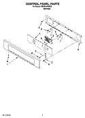 Part Location Diagram of 8303719 Whirlpool BACKER