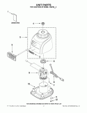 UNIT PARTS Diagram and Parts List for KSB755OB0  KitchenAid Blender