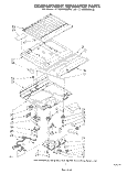 COMPARTMENT SEPARATOR Diagram and Parts List for ET18JMXMWR6  Whirlpool Refrigerator
