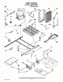 UNIT PARTS Diagram and Parts List for ED5PVEXWS00  Whirlpool Refrigerator