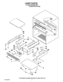 Part Location Diagram of W10392450 Whirlpool RAIL-MULLN