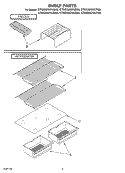 SHELF, OPTIONAL Diagram and Parts List for ET6CSKXKT00  Whirlpool Refrigerator