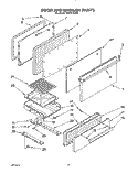 Part Location Diagram of 4372425 Whirlpool LINER-DOOR