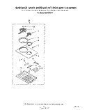 SURFACE UNIT MODULE , LITERATURE Diagram and Parts List for RS576PXP0  Whirlpool Range