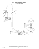 FILL AND OVERFILL Diagram and Parts List for KUDA220TWH2  KitchenAid Dishwasher