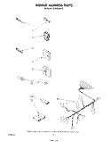 WIRING HARNESS Diagram and Parts List for DU9000XR3  Whirlpool Dishwasher