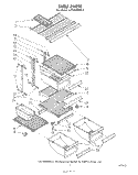 SHELF Diagram and Parts List for EJT161XKWR2  Whirlpool Refrigerator