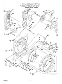 BULKHEAD Diagram and Parts List for KGYS700JQ0  KitchenAid Dryer
