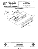 CONSOLE Diagram and Parts List for DU9700XR4  Whirlpool Dishwasher