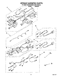 WIRING HARNESS Diagram and Parts List for KESC307BAL2  KitchenAid Range