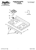 COOKTOP PARTS Diagram and Parts List for IGS326RD0  Inglis Range