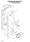 Part Location Diagram of 2224076 Whirlpool DIFFUSER