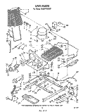 UNIT Diagram and Parts List for EHD261SSWR1  Whirlpool Refrigerator