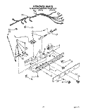 CONTROL Diagram and Parts List for RS25AWXZW00  Roper Refrigerator