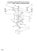 CONTROL PANEL Diagram and Parts List for KGCG260SAL5  KitchenAid Cooktop