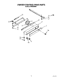 FREEZER CONTROL PANEL Diagram and Parts List for KSSS42DAX01  KitchenAid Refrigerator