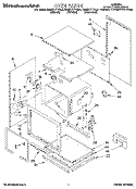 OVEN, OPTIONAL Diagram and Parts List for KEBS177YWH4  KitchenAid Wall Oven
