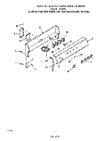 BACKGUARD Diagram and Parts List for F5007W0  Roper Range
