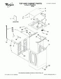 Part Location Diagram of W10332533 Whirlpool LID (INCLUDES ITEM 4)
