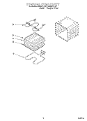 INTERNAL OVEN, OPTIONAL Diagram and Parts List for RS696PXGQ7  Whirlpool Range