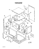 OVEN, OPTIONAL Diagram and Parts List for KEBI141YBL1  KitchenAid Wall Oven