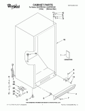 CABINET PARTS Diagram and Parts List for EL88TRRWS01  Whirlpool Refrigerator