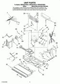 UNIT PARTS Diagram and Parts List for KBRS20EVWH00  KitchenAid Refrigerator