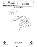 CONSOLE Diagram and Parts List for DU2916XM0  Whirlpool Dishwasher