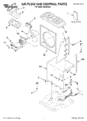 SECTION Diagram and Parts List for AD40DSL0  Whirlpool Dehumidifier