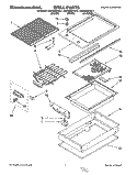 SECTION Diagram and Parts List for KECG020YAL1  KitchenAid Cooktop