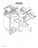 LINER Diagram and Parts List for KTRS25KWWH01  KitchenAid Refrigerator