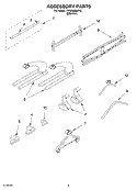 ACCESSORY, OPTIONAL Diagram and Parts List for PVWM600JY0  Whirlpool Cabinet