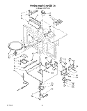 SECTION Diagram and Parts List for KHMC106S0  KitchenAid Microwave
