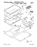 SECTION Diagram and Parts List for KECC567BBL1  KitchenAid Cooktop