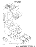 SHELF Diagram and Parts List for ET20GKXWN00  Whirlpool Refrigerator