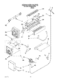 ICEMAKER Diagram and Parts List for 4KSRS27CHT01  KitchenAid Refrigerator