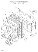REFRIGERATOR DOOR Diagram and Parts List for ET20DMXBW00  Whirlpool Refrigerator