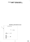 MISCELLANEOUS Diagram and Parts List for LSR6233BW0  Whirlpool Washer