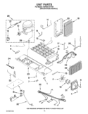 UNIT PARTS Diagram and Parts List for KSF26C7XYY04  KitchenAid Refrigerator