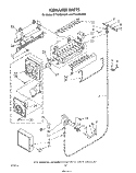 ICE MAKER , NOT ILLUSTRATED Diagram and Parts List for ET18JMYSF07  Whirlpool Refrigerator