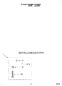 MISCELLANEOUS Diagram and Parts List for LSP9355BN1  Whirlpool Washer